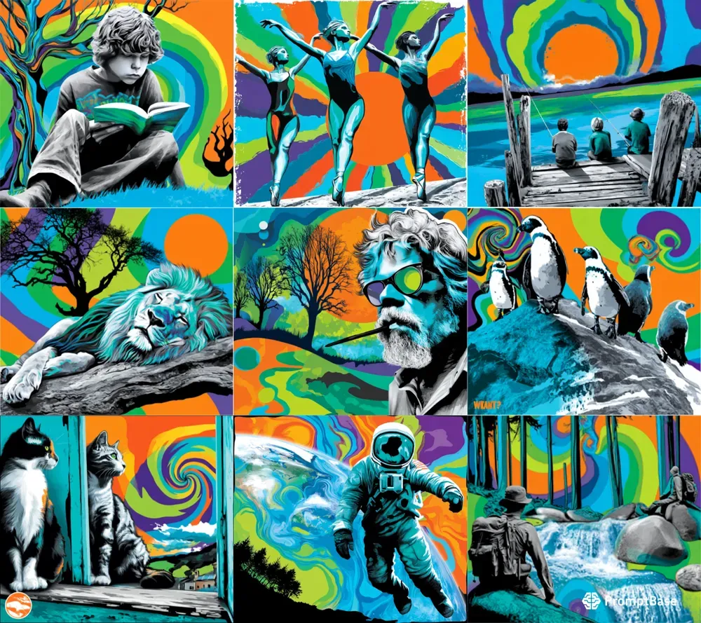 Psychedelic Storytime Art