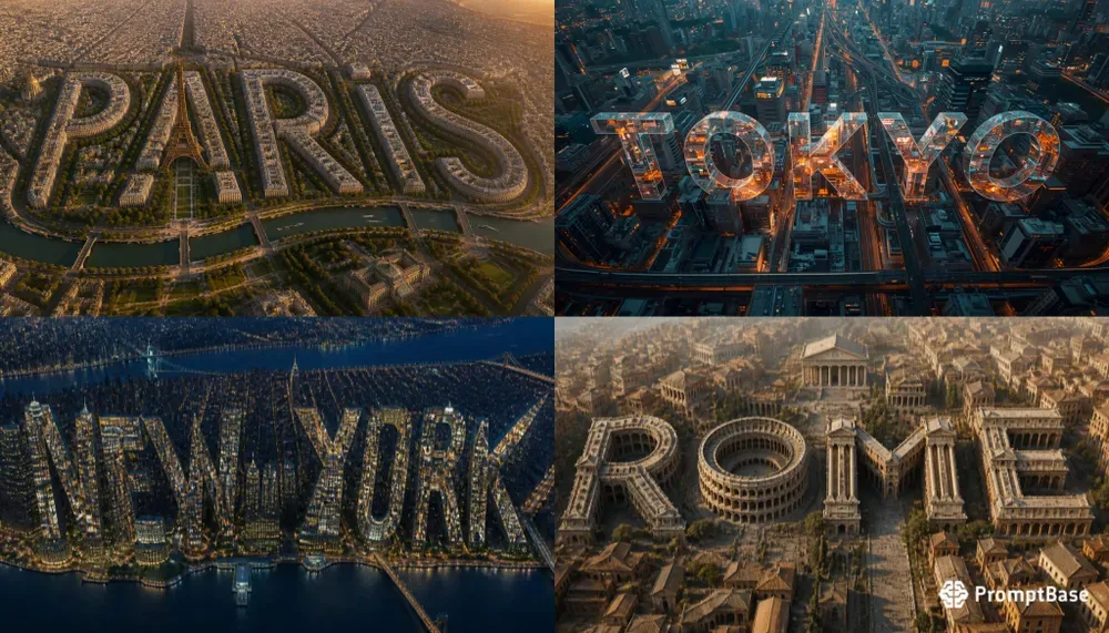 City Architectural Letterforms