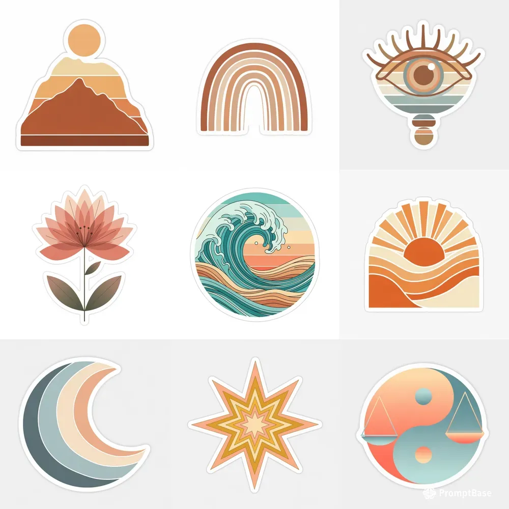 Retro Boho Shape Generators
