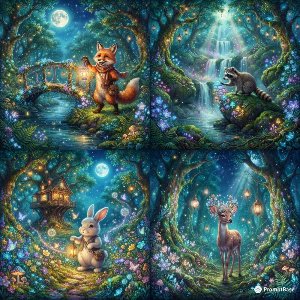 Enchanted Forest Lanterns