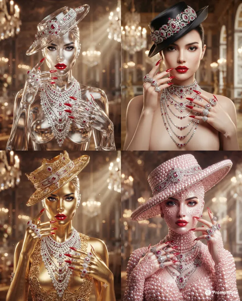 Luxury Jewelry Sculptures Generator