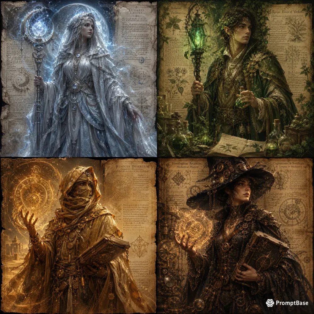 Arcane Chronicle Characters Collections