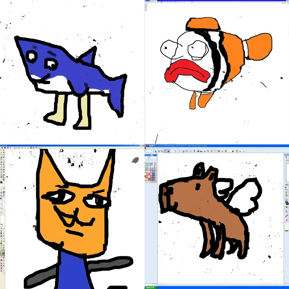 Derpy Paint Meme Creatures