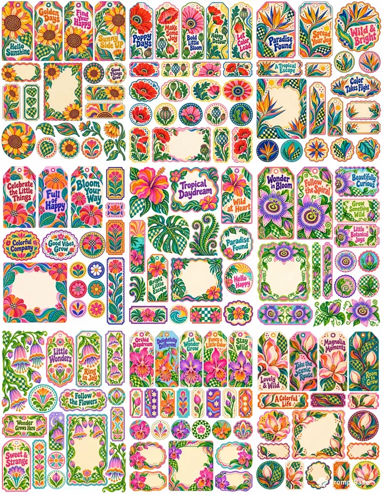 Flower Power Ephemera