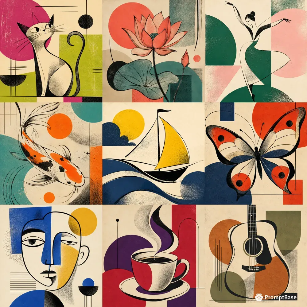 Midcentury Modern Abstract Art