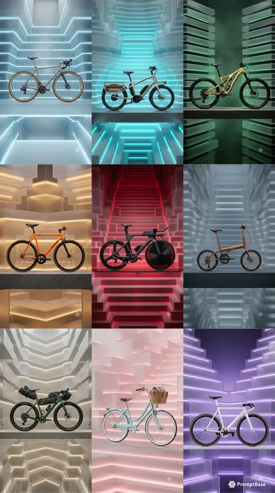 Poly Layered Bicycle Stages