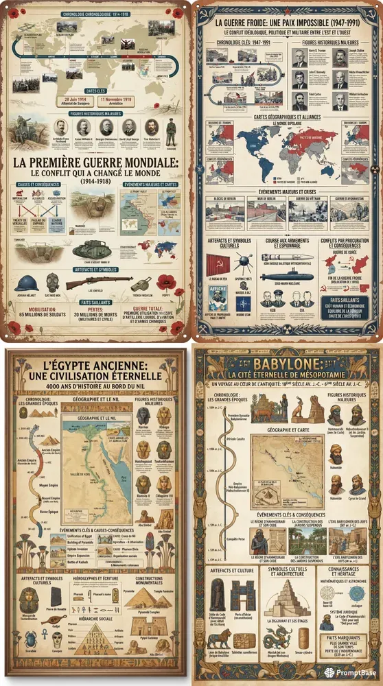 Educational History Posters