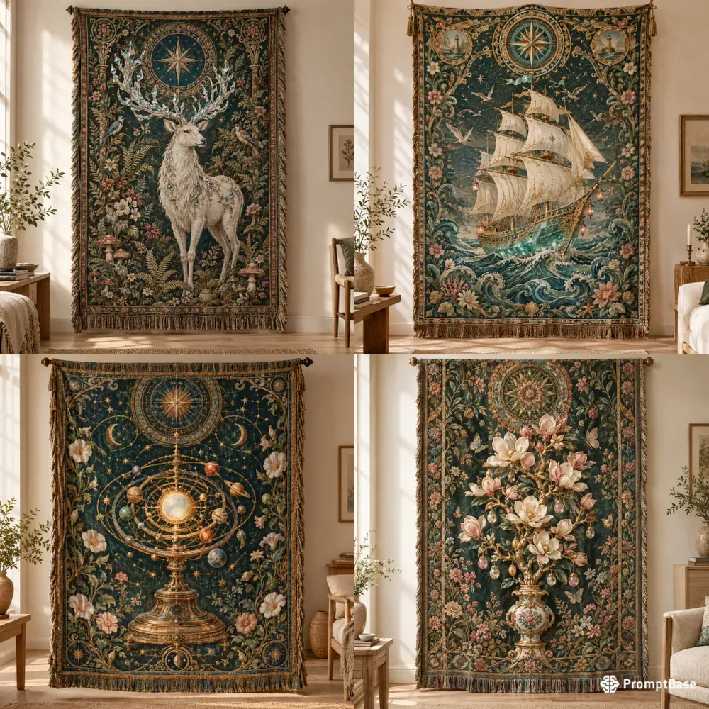 Enchanted Heirloom Tapestry Art
