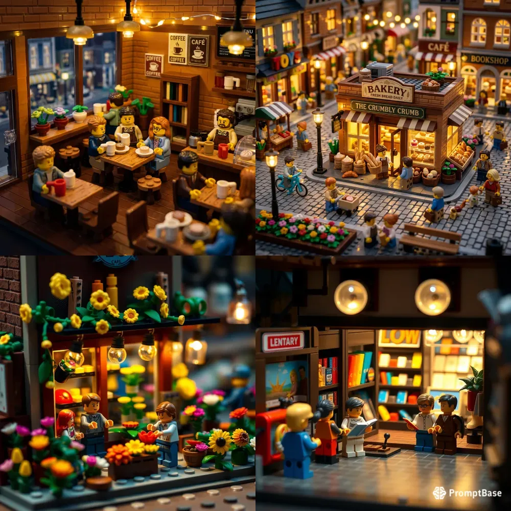 Cozy Lego Miniature World Cinematics