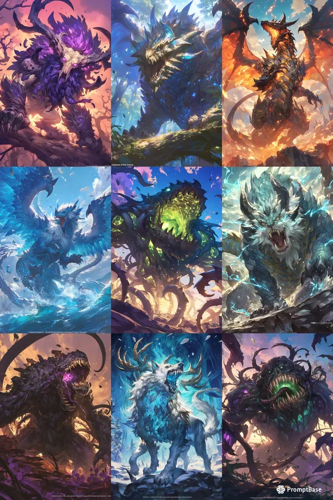 Original Monster Trading Card Gamedesigns