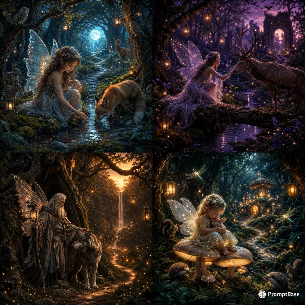 Moonlit Companions