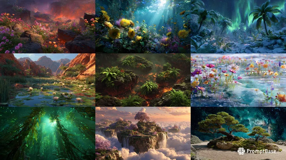 Impossible Garden Art Generator