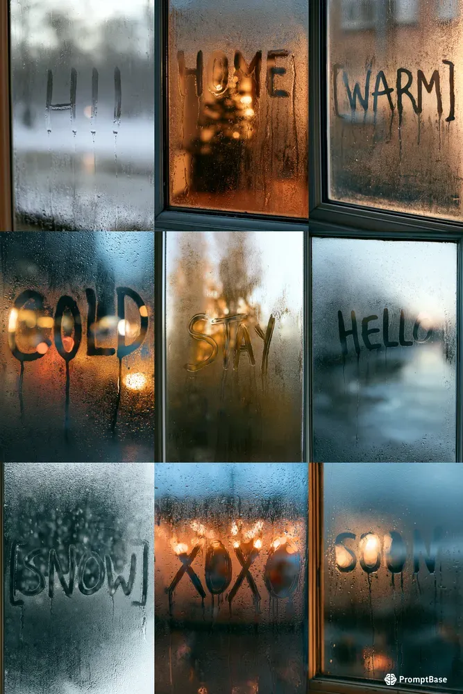 Fogged Window Typographies