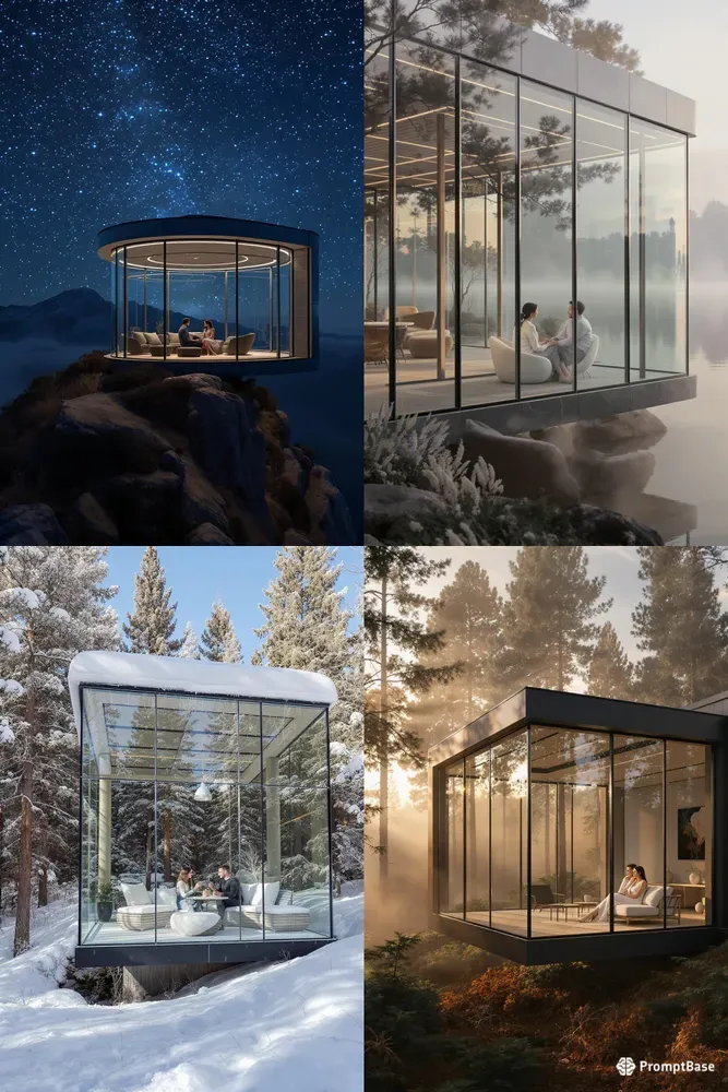 Modern Glass Villa Luxury Couples Lives