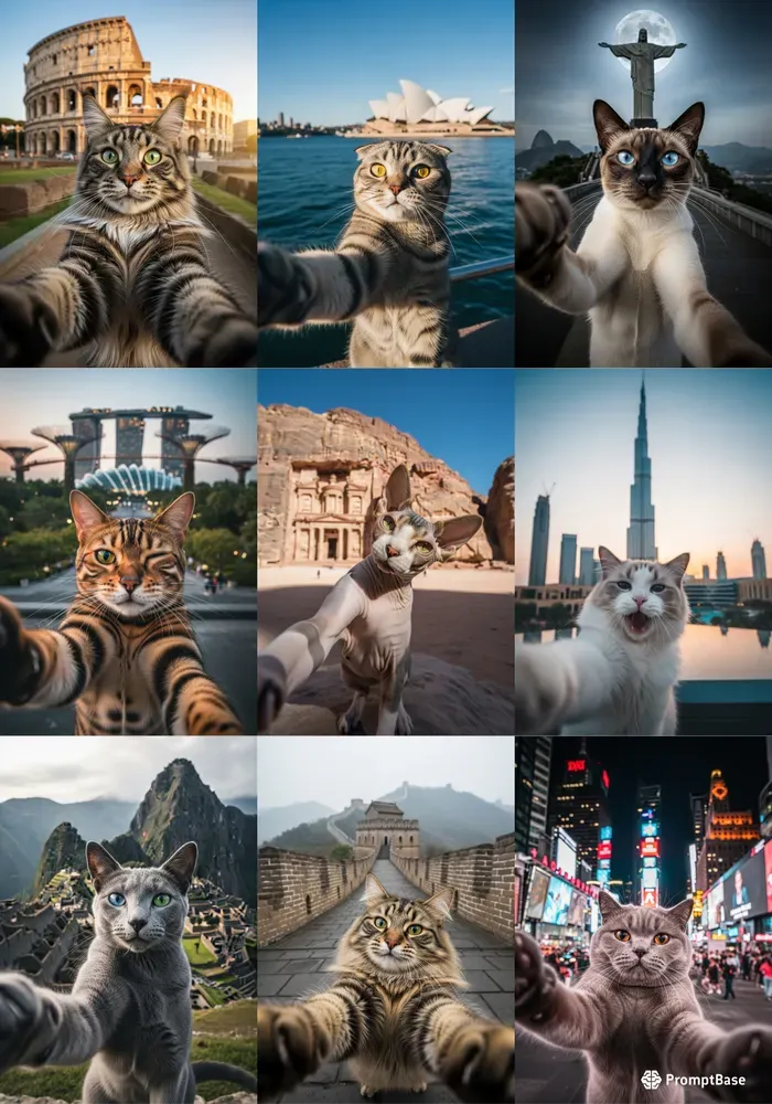 Global Feline Selfie Series