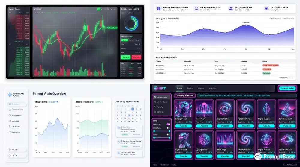 Vibecoding UIux Dashboards