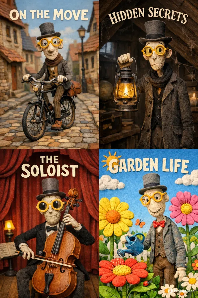 Viral Whimsical Stop Motion Characters