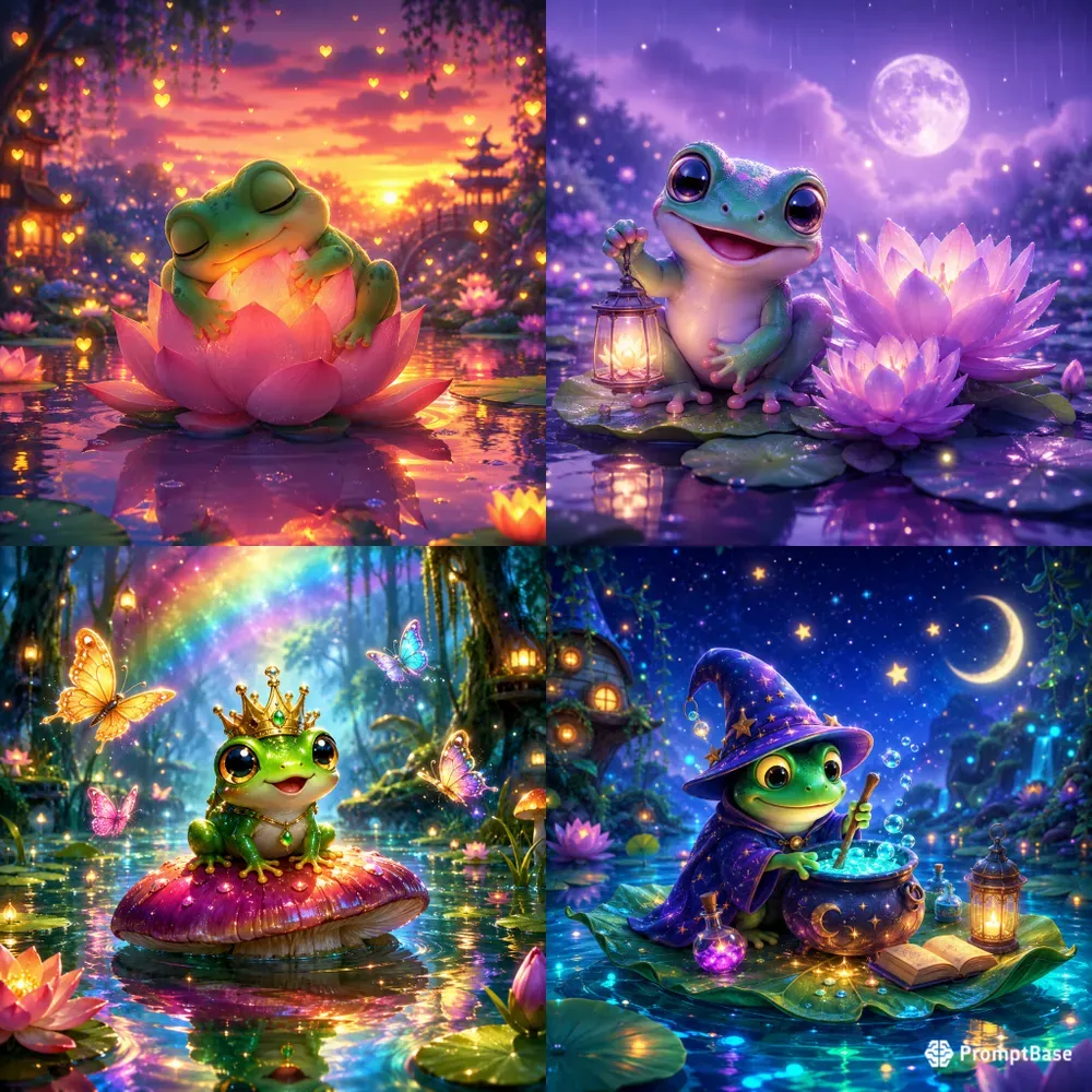 Whimsical Frog Fantasies