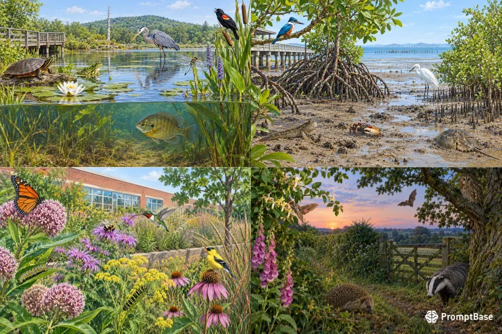 Nature Trail Interpretive Sign Art