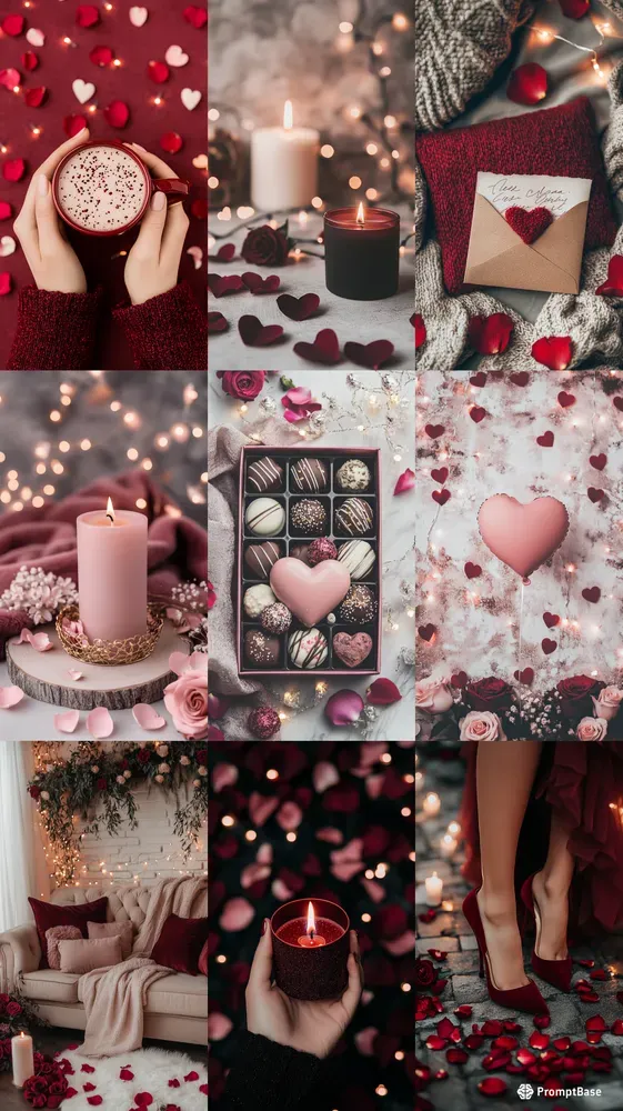 Valentine Day Aesthetics Social Media