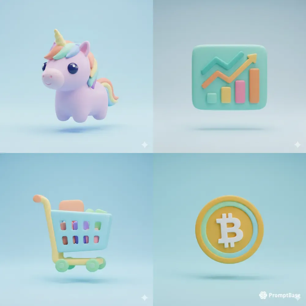 Unlimited 3D Soft Matte Icon Generator