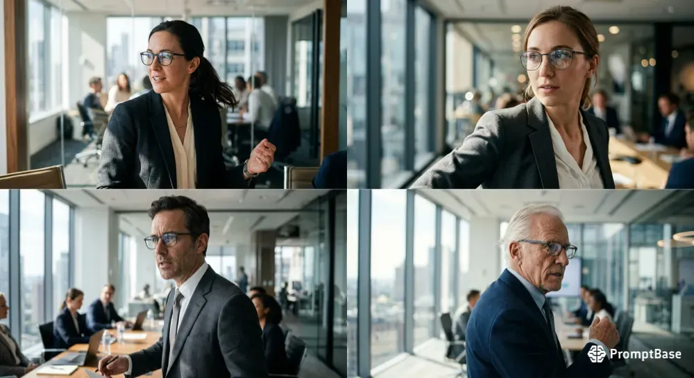 Cinematic 105mm Corporate Portrait Codes
