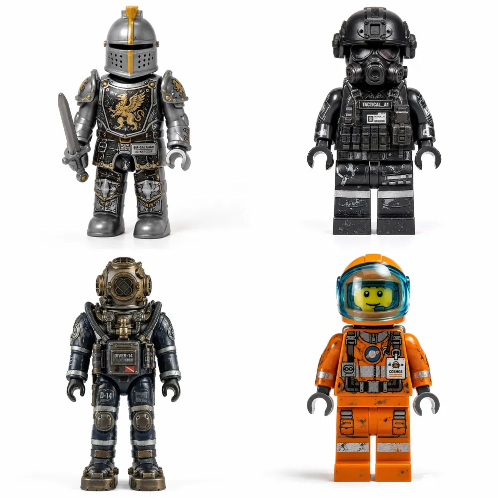 Lego Minifigure Studio Portraits