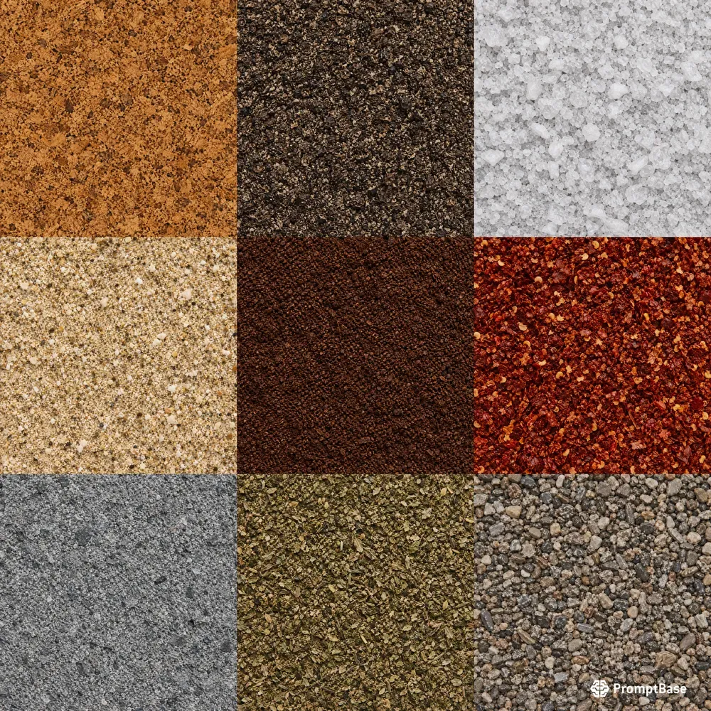 Photorealistic Matte Granular Textures