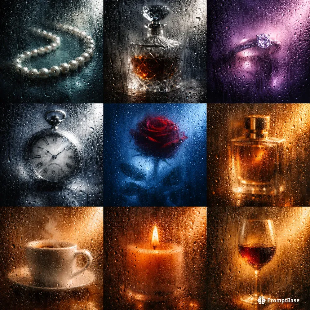 Fogged Glass Luxury Shots Any Objects