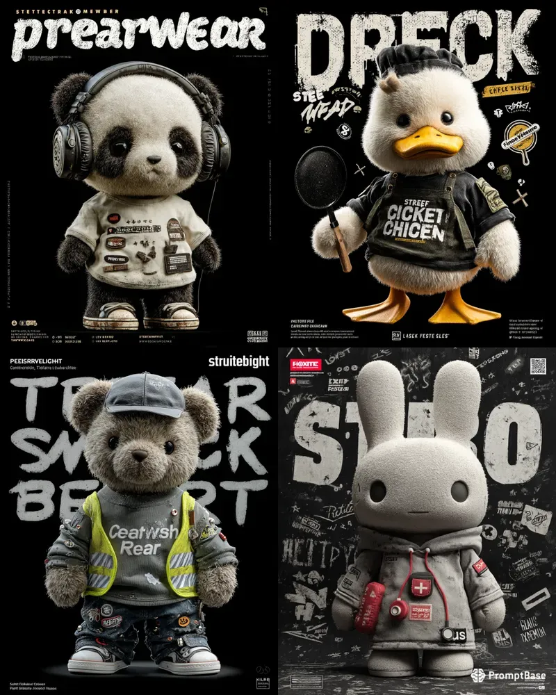 Streetwear Career Mascot Tees