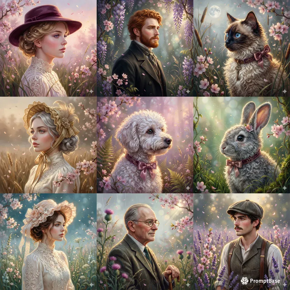 Romantic Edwardian Photo Art