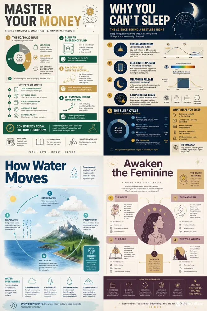 Editorial Infographic Poster Generator
