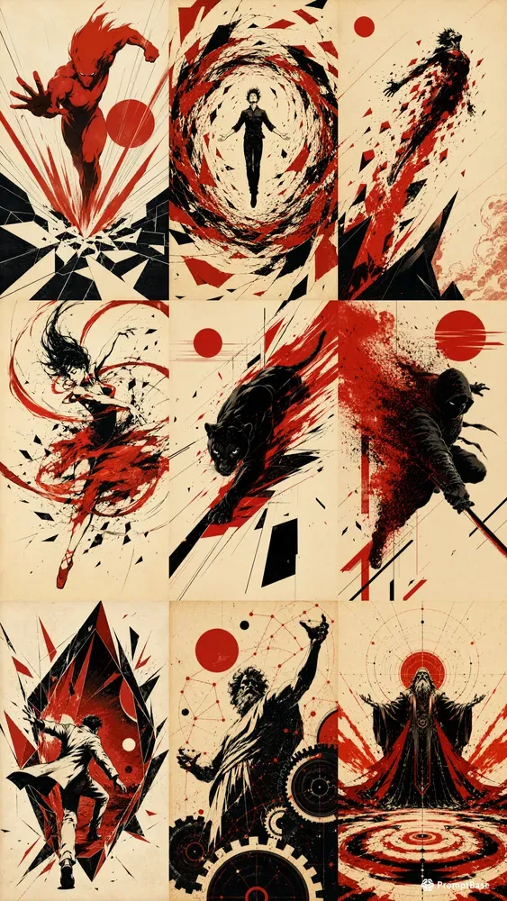Modern Crimson Avantgarde Collections