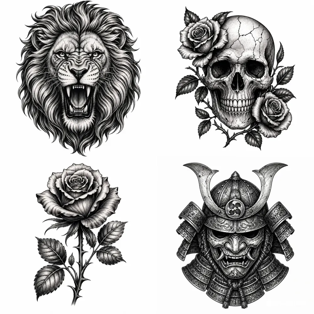 Blackwork Tattoo Designs