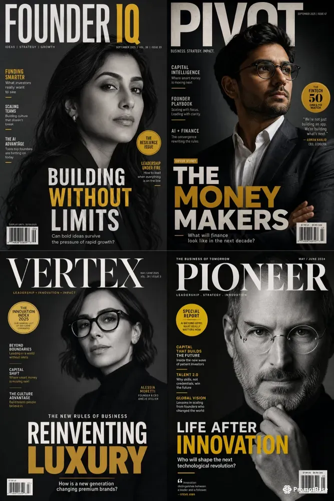 Modern Business Magazine Covers