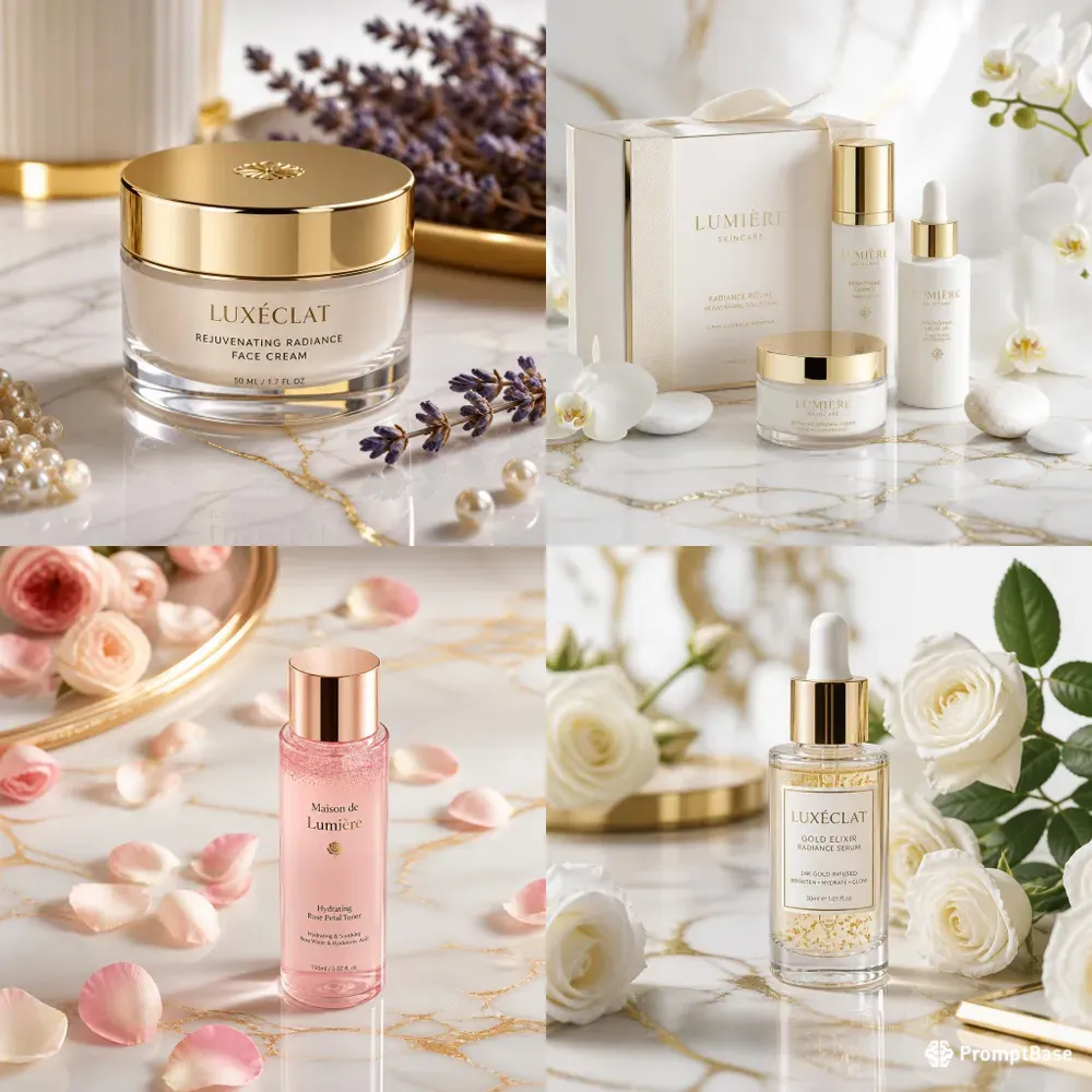 Luxury Skincare Beauty Photography