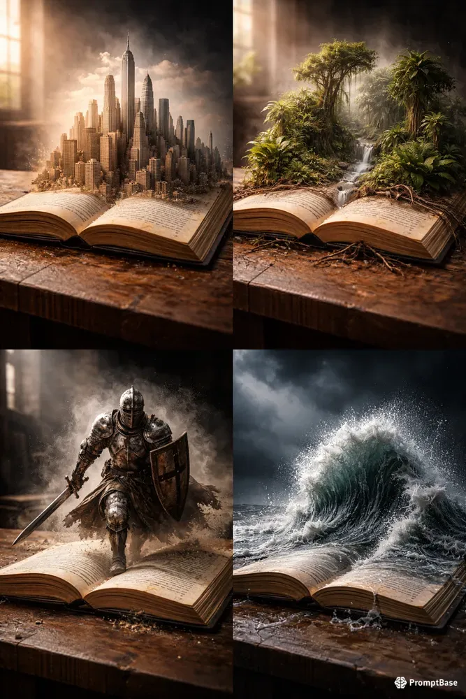 Photoreal Bookborne Storycraft