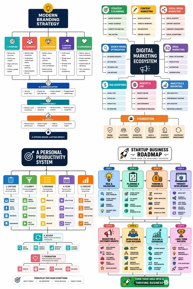 Minimal Vector Mind Maps