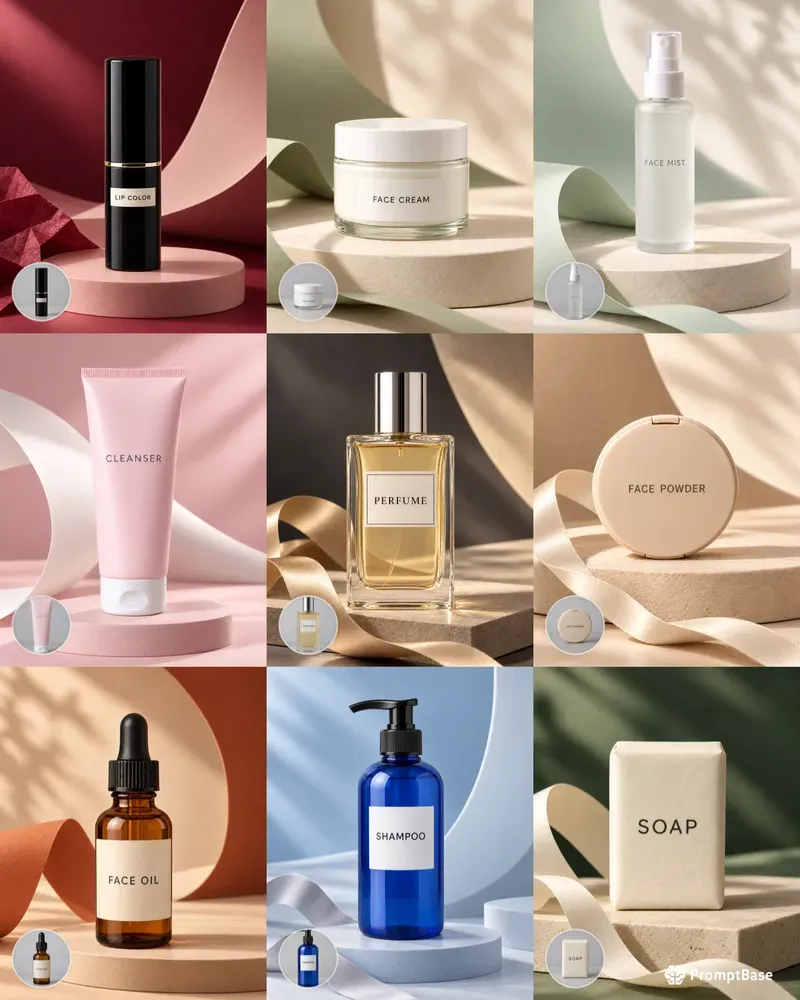 Cosmetic Product Photo From Your Image