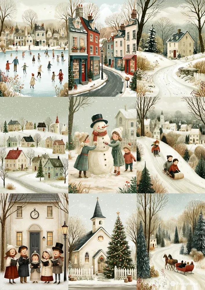 Vintage Christmas Greeting Cards