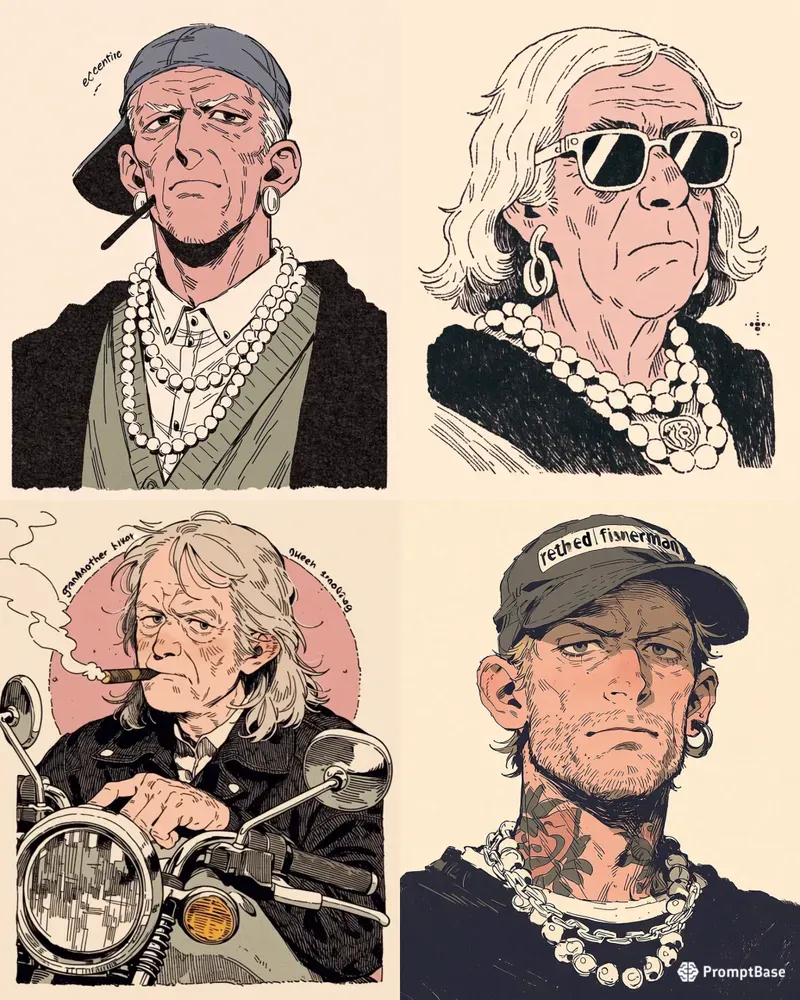 Street Character Posters For Etsy