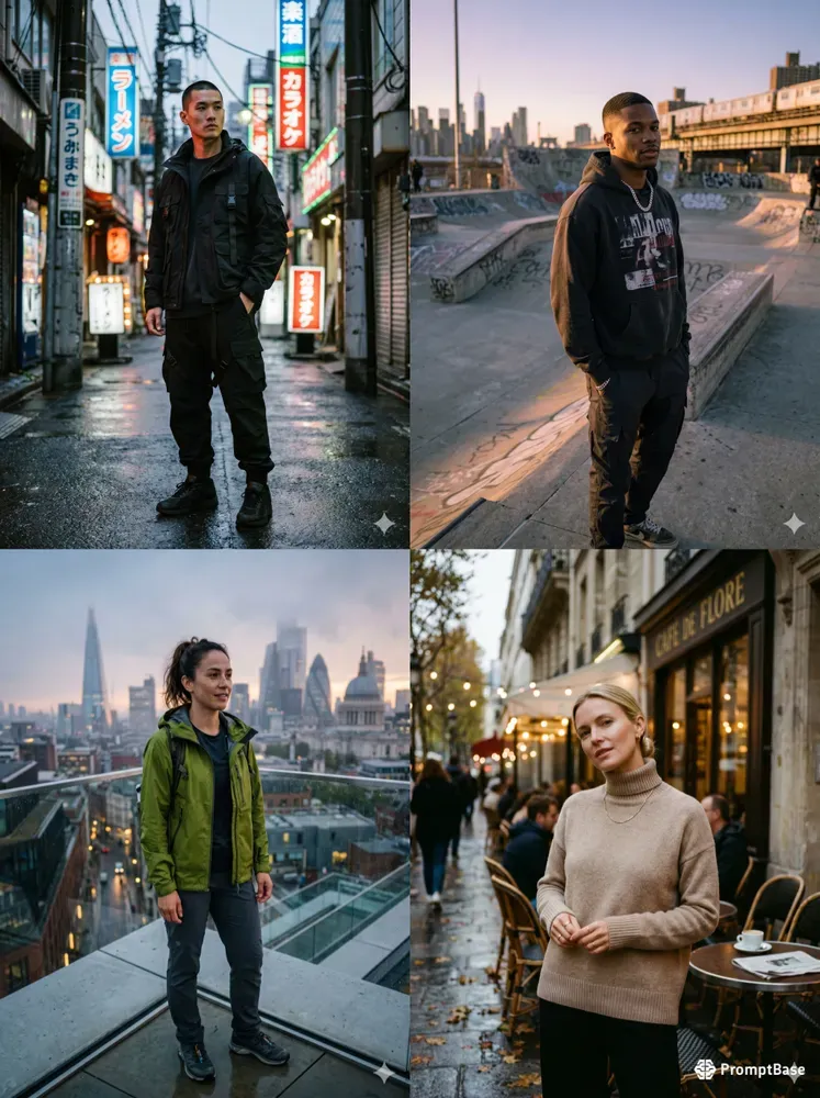 Hyperrealistic Urban Lifestyle Avatars