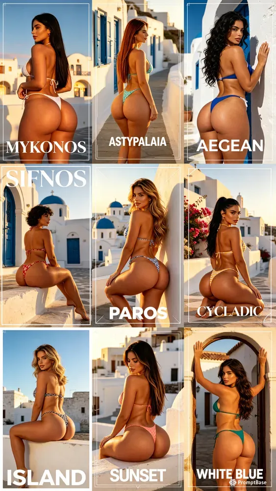 Cycladic Bikini Portraits