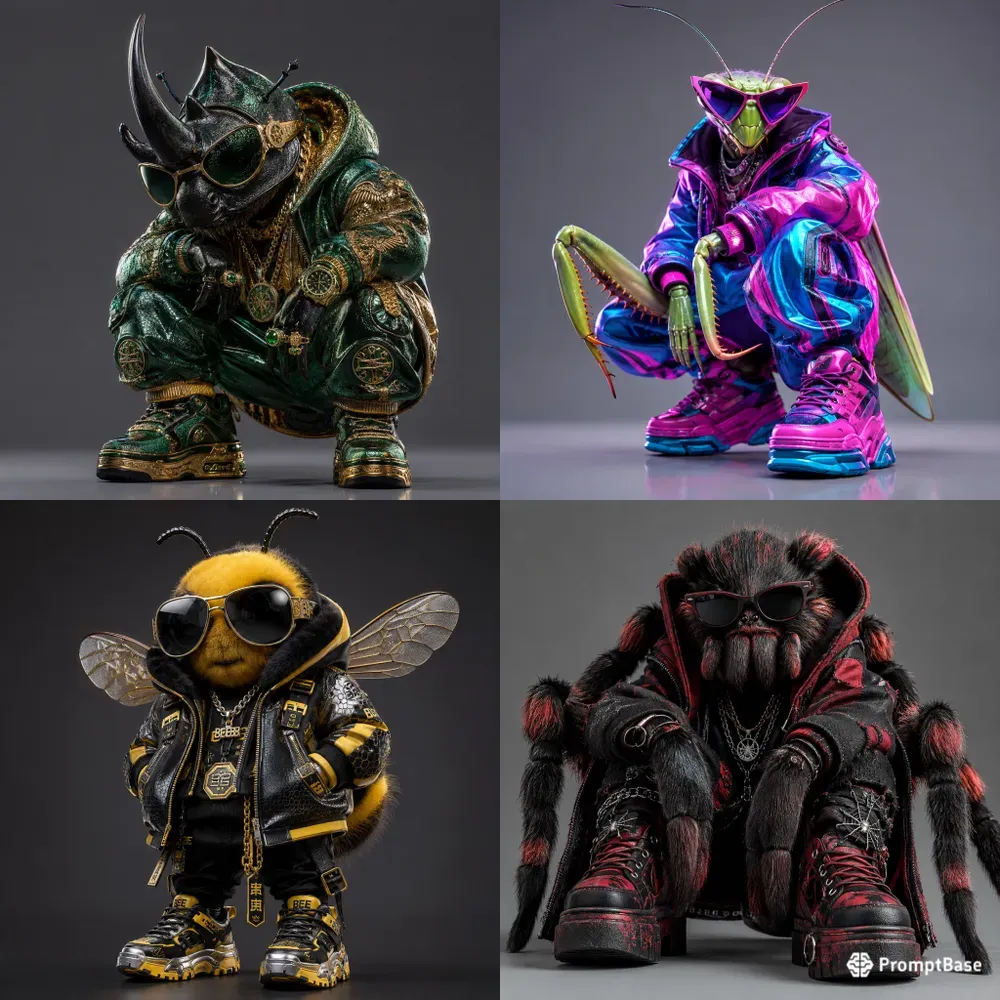 Hypebeast 3D Insect Characters