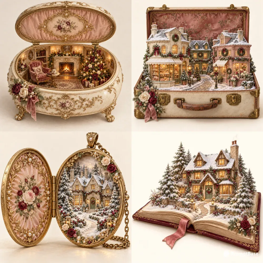 Victorian Christmas Keepsake Worlds