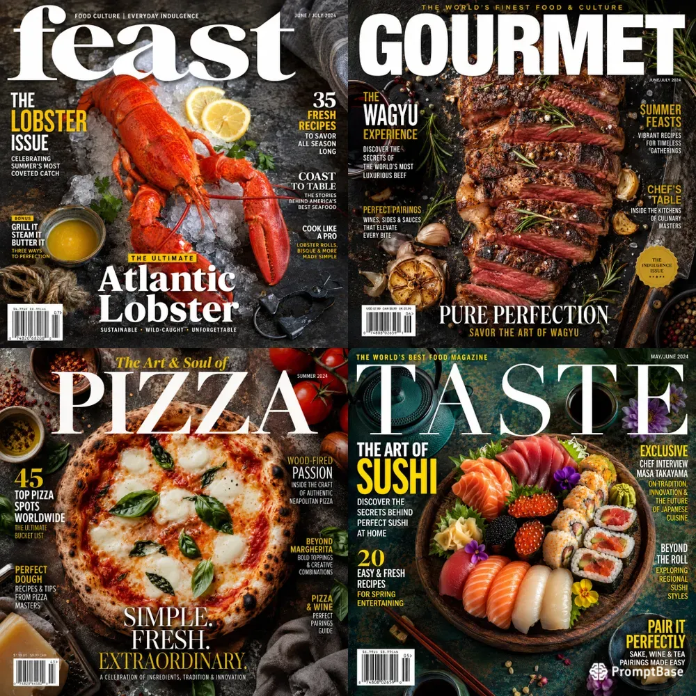 Fresh Catch Magazine Covers