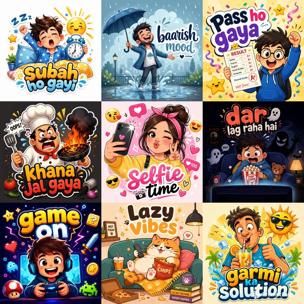 Playful Cartoon Typography