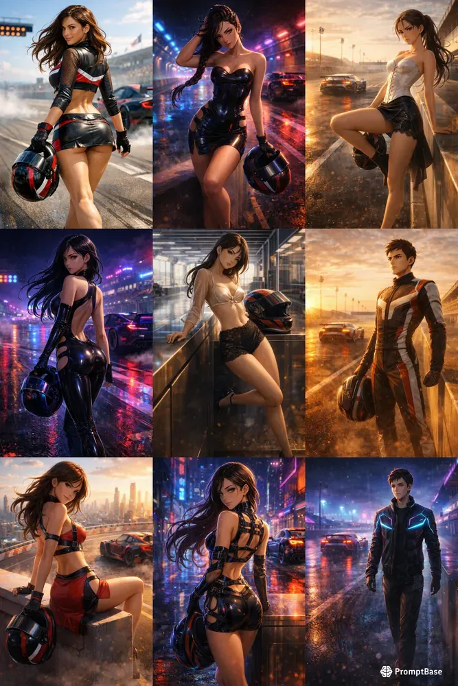 Cinematic Supercar Racing