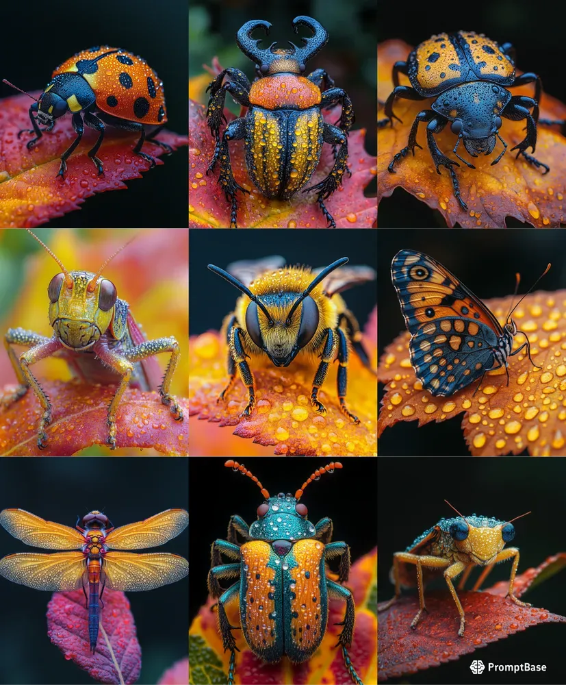 realistic Macro Insect Photography