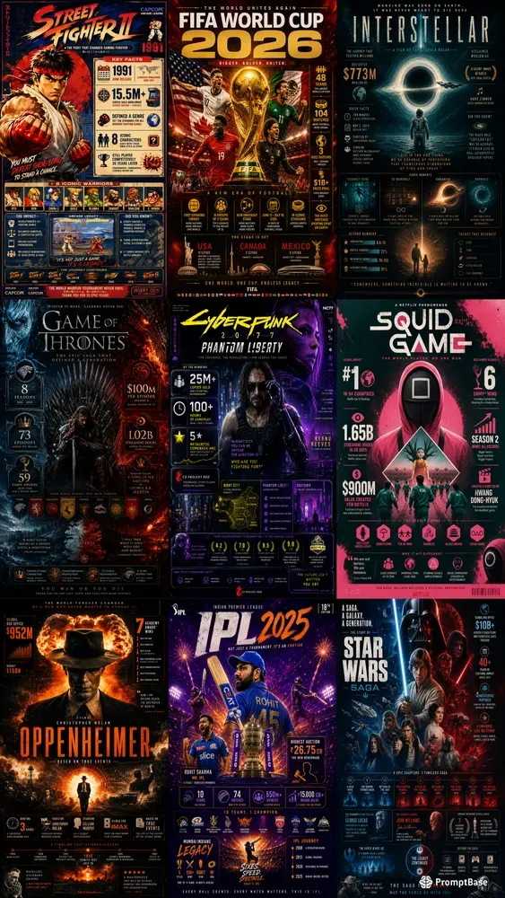 Cinematic Infographic Poster Generator